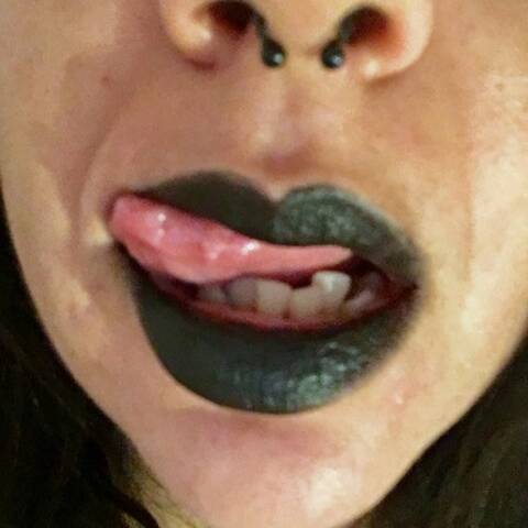 Dark lips